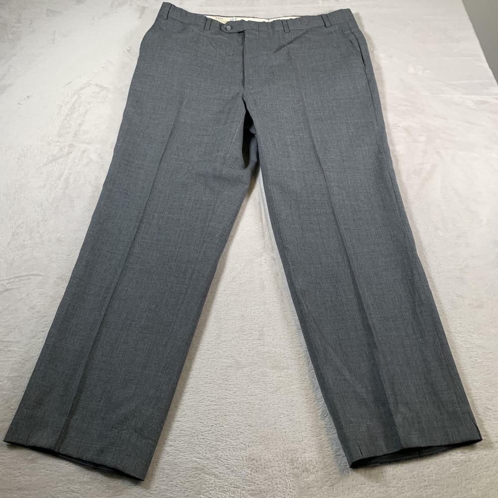 John Clarendon‎ Dress Pants Mens 38x30 Polyester Pleated Classic Formal USA Made